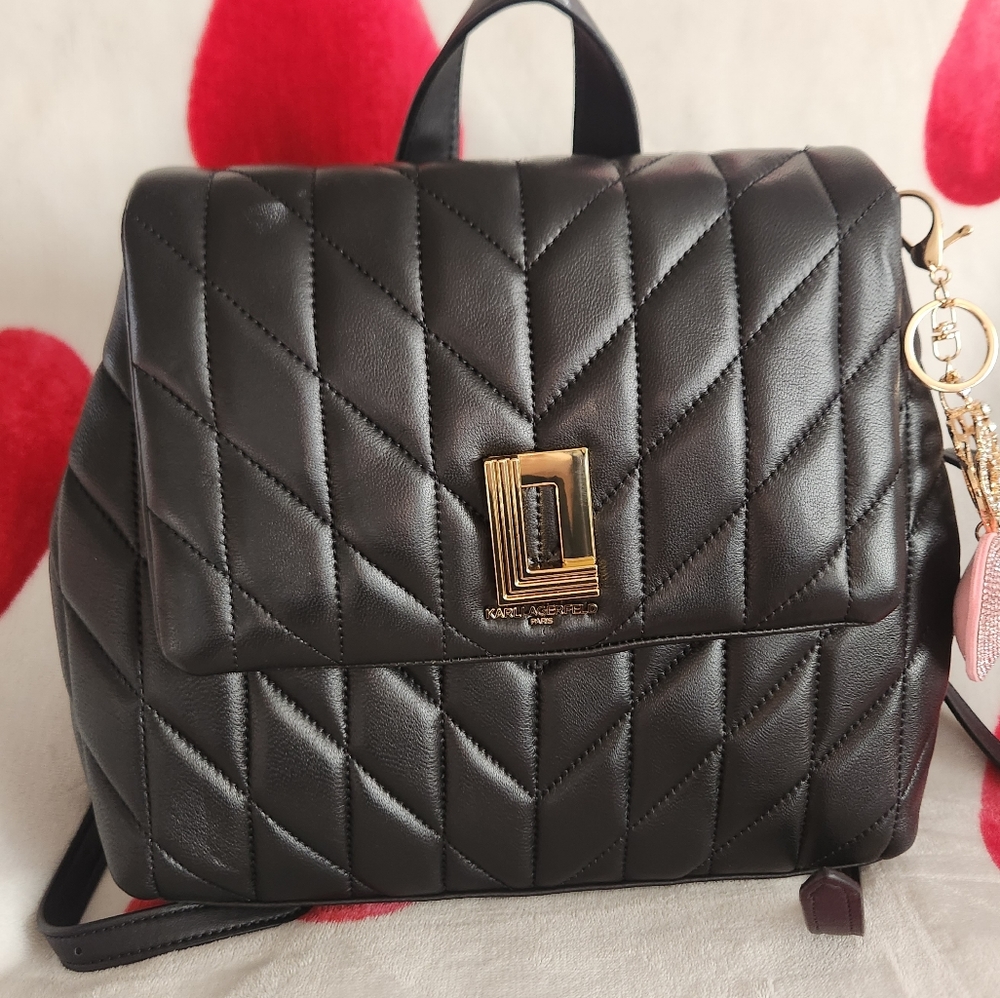 KARL LAGERFELD Lafayette Quilted Backpack